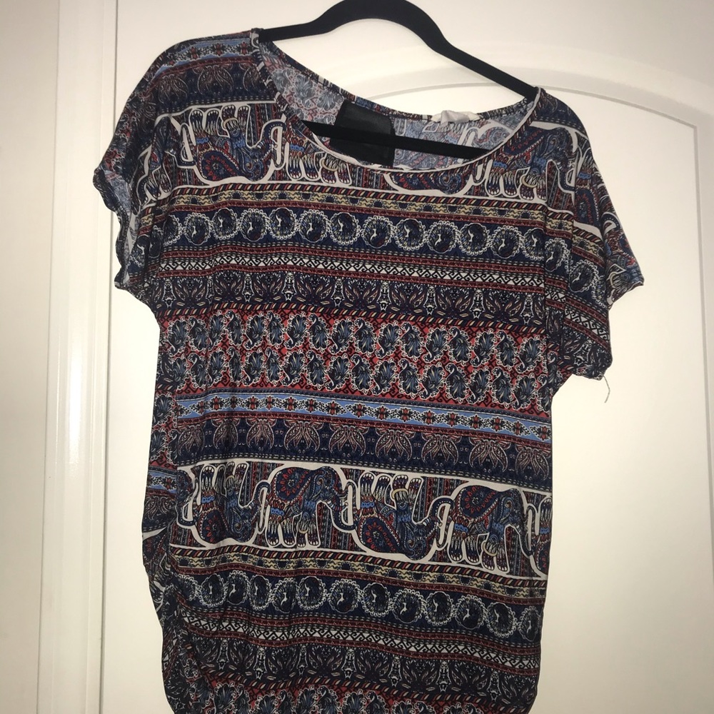 Nice Bohemian Patterned Shirt